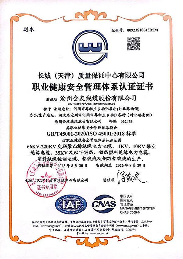 職業健康安全管理體系